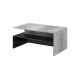 BRODIE konferenční stolek, beton světlý/černá