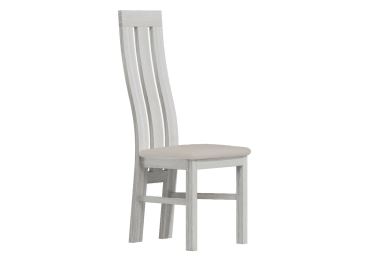 Čalouněná židle SOUV, bílá/krémová
