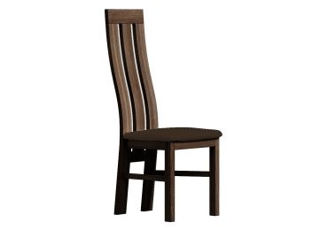 Čalouněná židle SOUV, tmavý jasan/tmavě hnědá