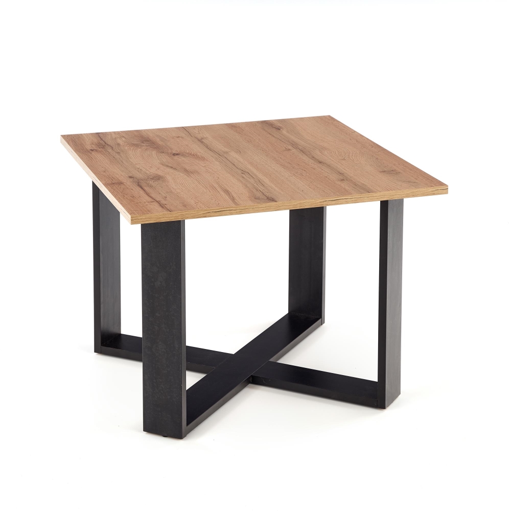 Konferenční stolek CHARVI, dub wotan/černá