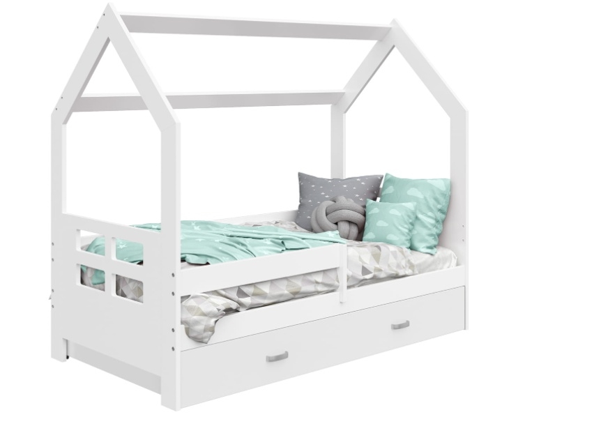 Dětská postel SPECIOSA D3D 80x160, bílá