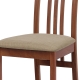 Dřevěná židle JARED, třešeň/potah krémový