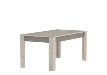 Jídelní stůl DETLEFA, champagne dub/beton béžová