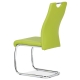 Jídelní židle DIXIRED, zelená/chrom