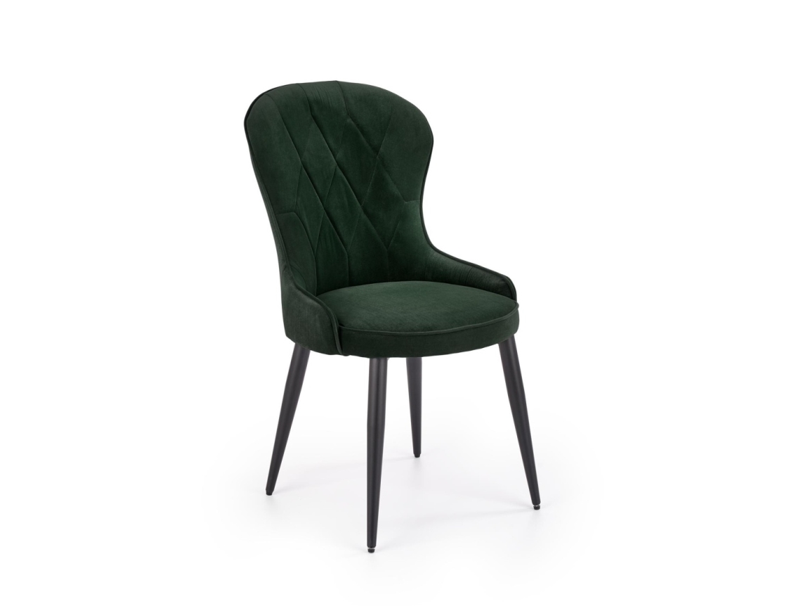 Jídelní židle PORVENIR, tmavě zelená