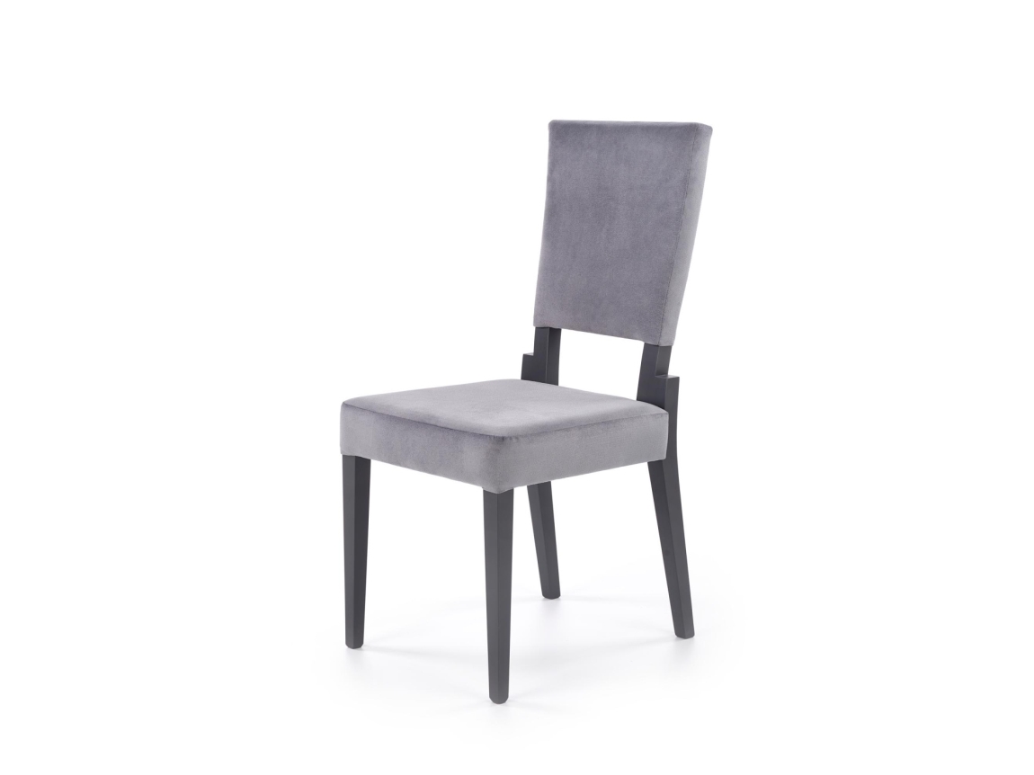 Jídelní židle SERDICA, šedá/grafit