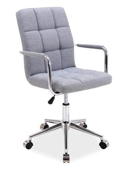 Kancelářská židle BALDONE, šedá látka