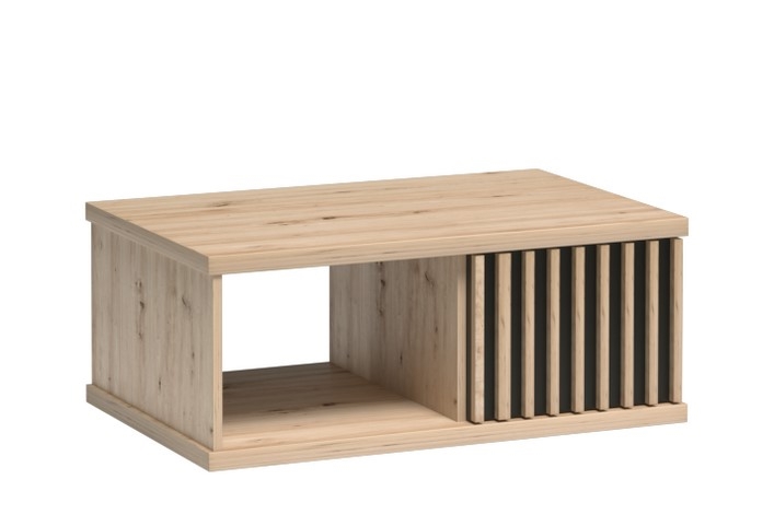 Konferenční stolek FRAGILIS 1S, dub artisan/černá