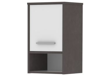 Koupelnová skříňka SPLIT 21 horní, beton dunkel/bílá