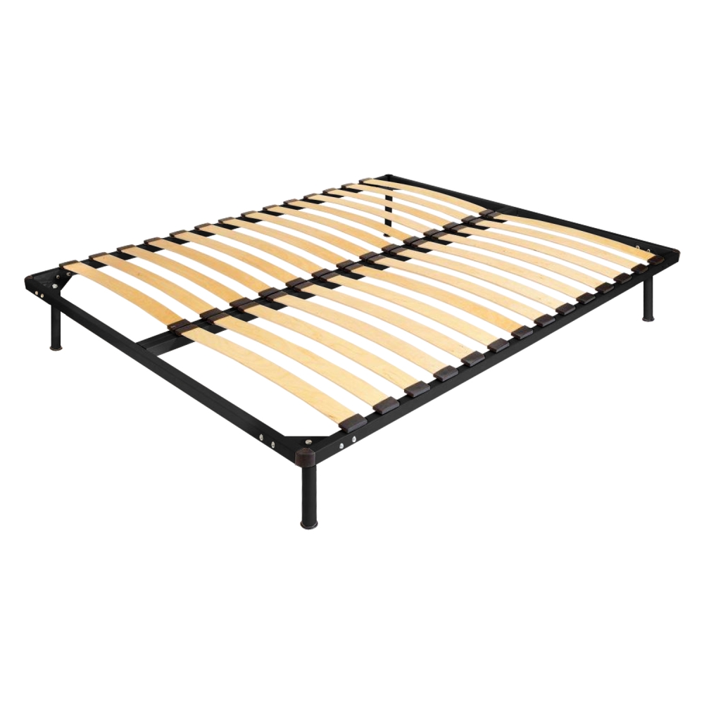 Kovová postel VALESKA 180x200 cm, černá