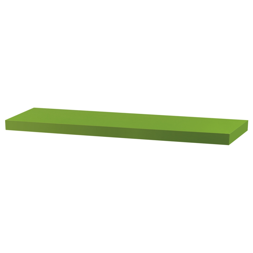Nástěnná polička TATUM 80cm, zelená