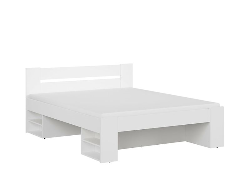 MARIONET postel 160x200 cm, bílá BEZ ROŠTU, 5 let záruka