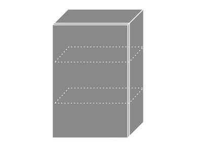 SHAULA, skříňka horní W2 50, korpus: grey, barva: black