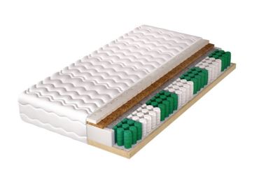 Pružinová matrace s pevným rámem FERNANDO LUX 140x200 cm