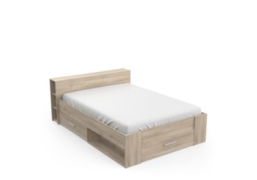 RAWAL postel 140 x 200 cm, dub kronberg