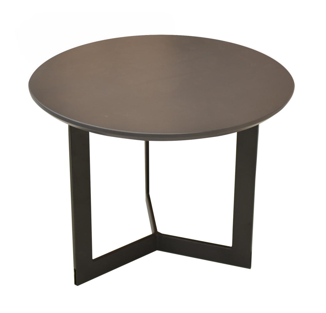 Konferenční stolek THURETI 50, taupe/antracit