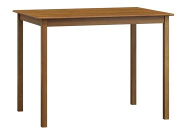 Stůl DASHEN 1, 90 x 55 cm, masiv borovice, moření dub