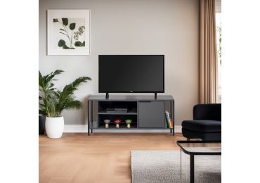 TV stolek AMÁLIE, antracit/černá