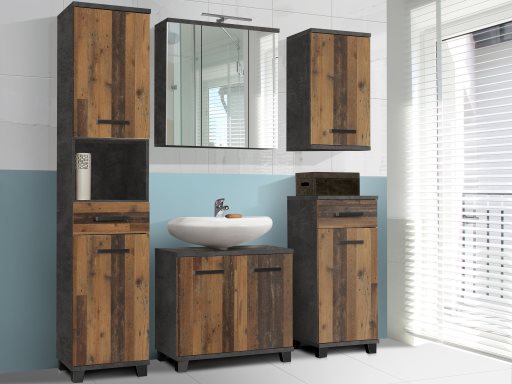 Canelu - tm. šedá/old-wood vintage