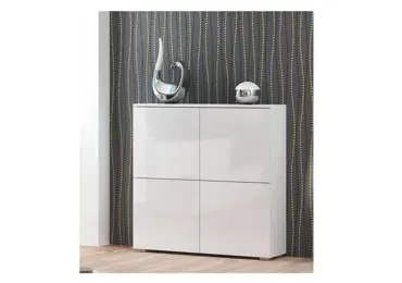 AKRAB 2D komoda stojící, bílá