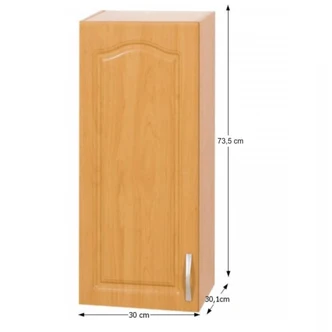 ALIGNO, horní skříňka W30/735, levá, olše