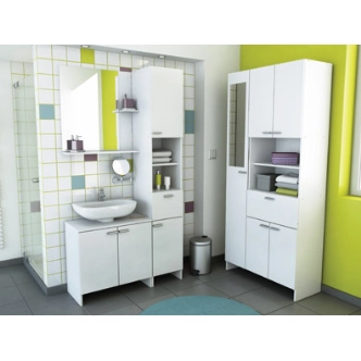 ALVERNA 2, skříňka dolní 1D1S, bílá