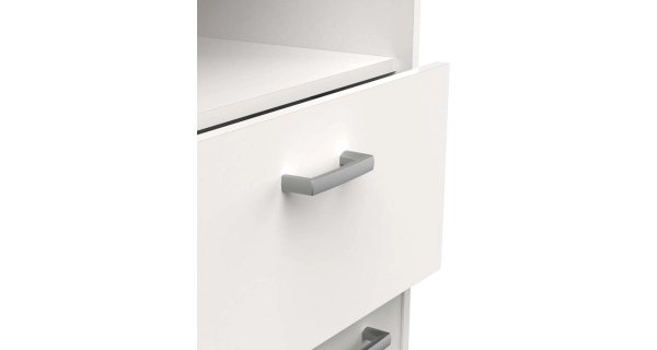 ALVERNA 3, skříňka 1+4D1S, bílá