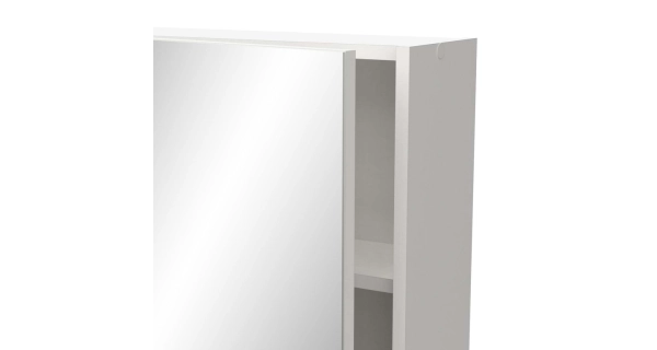 ALVERNA 3, skříňka se zrcadlem, bílá