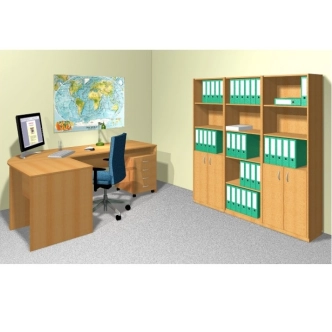 AMPAT nízká skříňka, buk