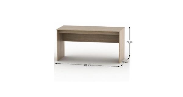 AMPAT psací stůl 150, dub sonoma