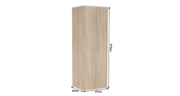 AMPAT věšáková skříň, dub sonoma