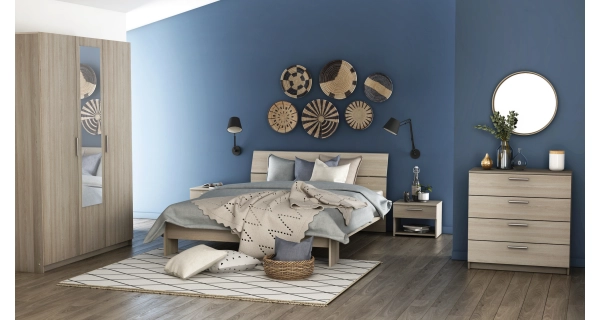 ANNONA komoda se čtyřmi šuplíky, dub shannon