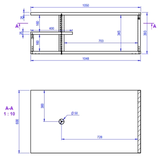 ARAGON, konferenční stolek, dub sonoma, 5 let záruka