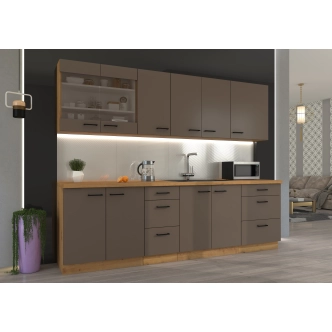 ARCENIO, dolní regál 30 D OTW BB, korpus: dub artisan