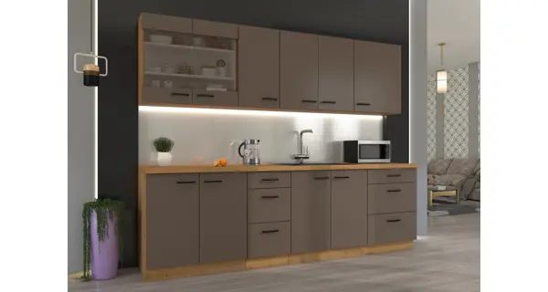 ARCENIO, horní regál 30 G-72 OTW, korpus: dub artisan