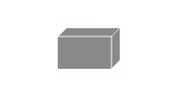 ARGENAU, horní skříňka W4b 60 AV HK, korpus: lava, barva: fino bílé