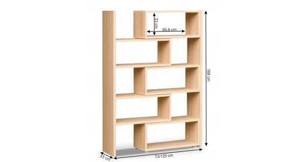 ATON I regál rozkládací, dub sonoma