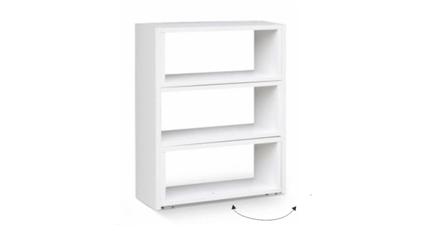 ATON III regál rozkládací, bílá