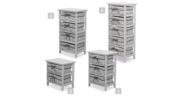 AUDUB 2, komoda, starobílá