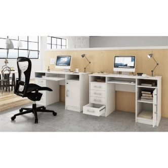 AURAT PC stůl, bílá