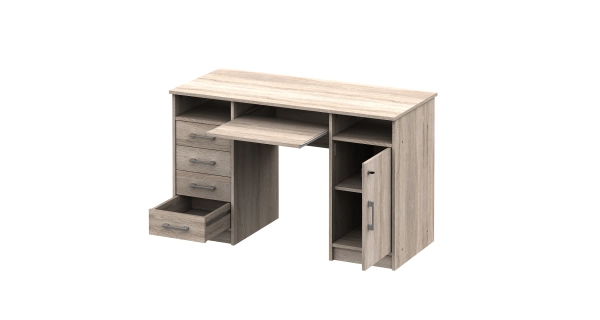 AURAT PC stůl, dub sonoma