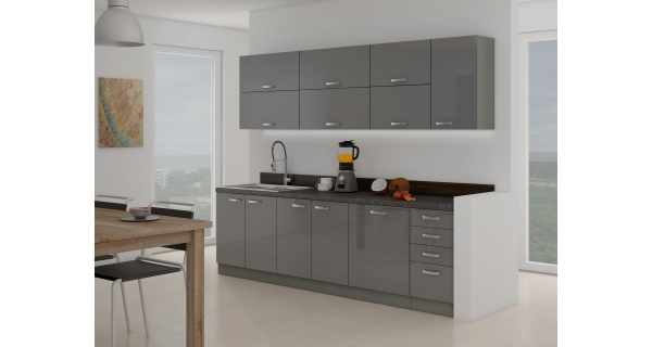 AVERNA, dolní roh 30 D ZAK BB, korpus: platinově šedá