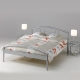 AVICENNA, kovová postel, 140x200 cm