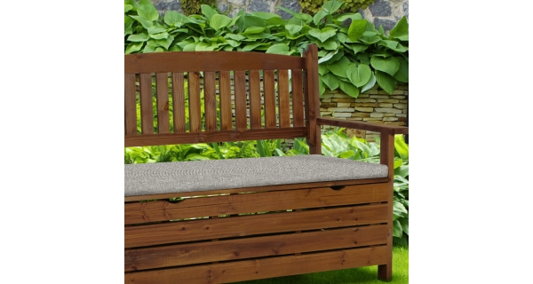 BABATA, zahradní lavička, hnědá, 124 cm