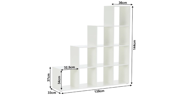 BALAENA, regál pyramida, bílý