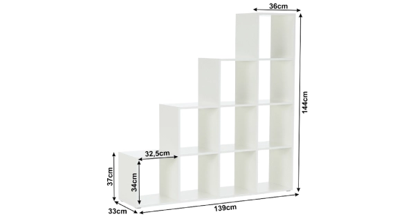 BALAENA, regál pyramida, bílý