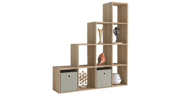 BALAENA, regál pyramida, dub sonoma