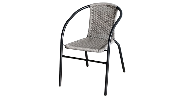 Balkonová židle BRACHYSTELMA, šedý ratan