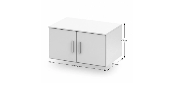 BANING nástavec 2D, bílá