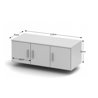 BANING nástavec 3D, bílá